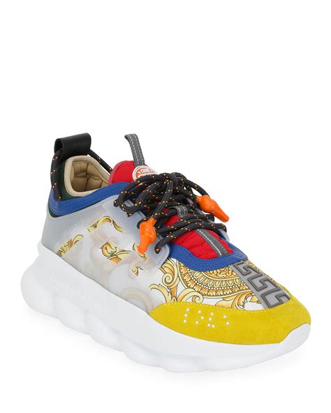 versace chain reaction sneakers price|Versace chain reaction pandabuy.